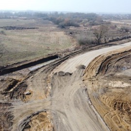 powiększ zdjęcie: Budowa nowego układu komunikacyjnego. Prace coraz bardziej zaawansowane
