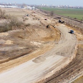 powiększ zdjęcie: Budowa nowego układu komunikacyjnego. Prace coraz bardziej zaawansowane