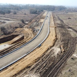 powiększ zdjęcie: Budowa nowego układu komunikacyjnego. Prace coraz bardziej zaawansowane