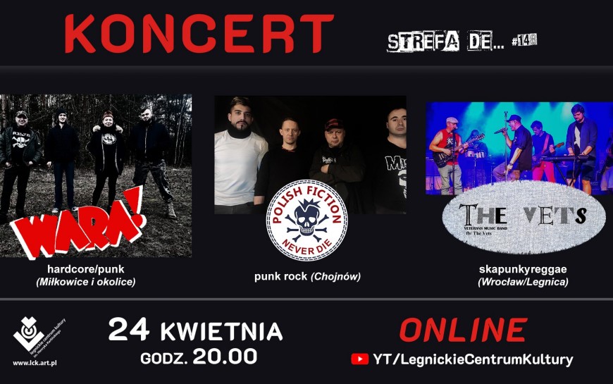 W Legnicy ponownie usłyszymy punkowe brzmienia. W wersji online