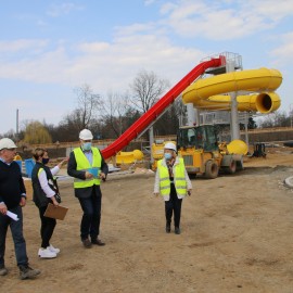 powiększ zdjęcie: Legnicki Park Wodny AquaFun. Powstaje nowoczesne i pełne atrakcji kąpielisko