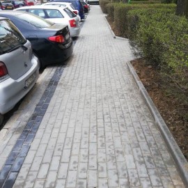 Nowy chodnik na ul. Nowogródzkiej,  kolejny w tej części miasta