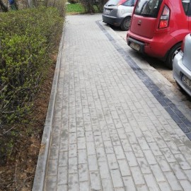 powiększ zdjęcie: Nowy chodnik na ul. Nowogródzkiej, kolejny w tej części miasta
