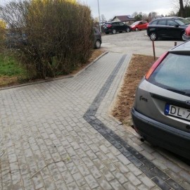 powiększ zdjęcie: Nowy chodnik na ul. Nowogródzkiej, kolejny w tej części miasta