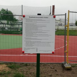 powiększ zdjęcie: LBO 2020. Boisko przy ul. Bydgoskiej już prawie gotowe do gry