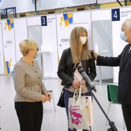 Już 10 tysięcy osób zaszczepionych w legnickim powszechnym punkcie szczepień