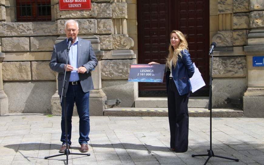 Kolejne miliony dla Legnicy