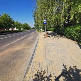 powiększ zdjęcie: Wyremontowano kolejny odcinek chodnika na ul. Sudeckiej