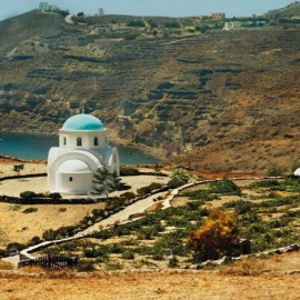 Dionisios Sturis nie udaje Greka. O gorzkich pomarańczach, Santorini i zachodzie słońca