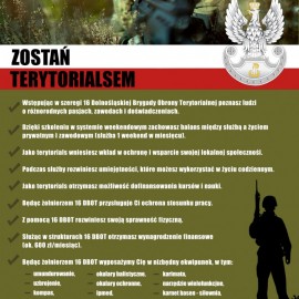 powiększ zdjęcie: Zostań terytorialsem. Wstąp do naszego batalionu