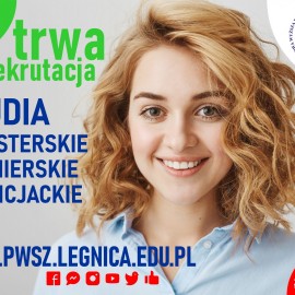 powiększ zdjęcie: Skorzystaj z oferty bezpłatnych studiów w PWSZ. Ucz się i pracuj