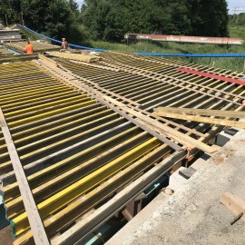 powiększ zdjęcie: Remont mostu na ul. Leszczyńskiej. Prace przebiegają zgodnie z planem