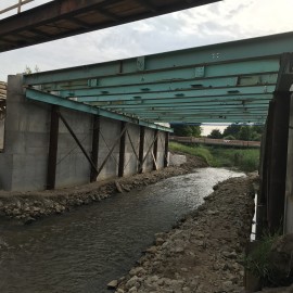 powiększ zdjęcie: Remont mostu na ul. Leszczyńskiej. Prace przebiegają zgodnie z planem