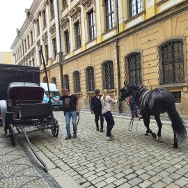 powiększ zdjęcie: Legnica wystąpi w serialu Erynie. Nasze miasto jak Lwów