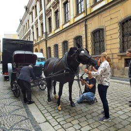 powiększ zdjęcie: Legnica wystąpi w serialu Erynie. Nasze miasto jak Lwów