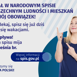 Czy pamiętasz, że spis trwa do 30 września br.? Nie odkładaj na ostatnią chwilę