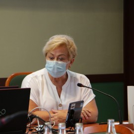 powiększ zdjęcie: Jarosław Rabczenko odwołany. Przewodniczącą Rady Miejskiej Marta Wisłocka