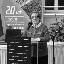 Zmarła Ursula Kraus, była nadburmistrz Wuppertalu, przyjaciółka Legnicy
