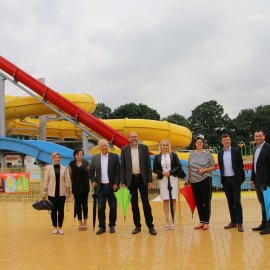 Nadburmistrz Miśni zachwycił się Legnickim Parkiem Wodnym