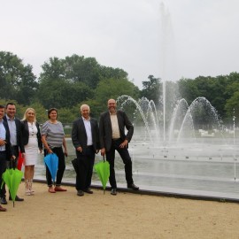 powiększ zdjęcie: Nadburmistrz Miśni zachwycił się Legnickim Parkiem Wodnym