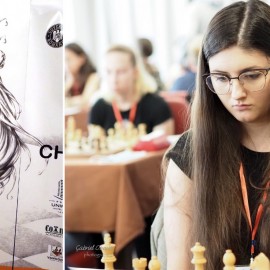 powiększ zdjęcie: Szachistka Oliwia Kiołbasa wywalczyła medal na Mistrzostwach Europy. Gratulujemy