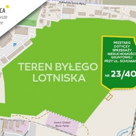 powiększ zdjęcie: Inwestor nabył atrakcyjną działkę na byłym lotnisku. Zapłacił ponad 37 mln zł