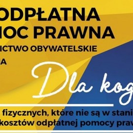 Skorzystaj z nieodpłatnej pomocy prawnej poradnictwa obywatelskiego i mediacji