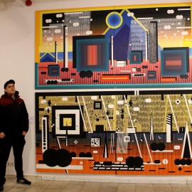 powiększ zdjęcie: Wpadnij do Galerii Sztuki na malarskie „Porządkowanie” Przemysława Garczyńskiego
