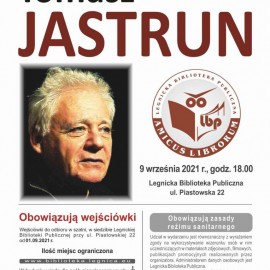 Spotkaj się dziś z pisarzem Tomaszem Jastrunem w Legnickiej Bibliotece Publicznej