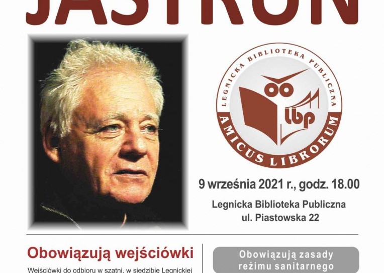Spotkaj się dziś z pisarzem Tomaszem Jastrunem w Legnickiej Bibliotece Publicznej
