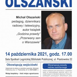 Czas na zmiany. LBP zaprasza na spotkanie z Michałem Olszańskim