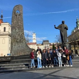powiększ zdjęcie: Studenci z Legnicy i Drohobycza dla integracji i tolerancji
