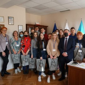 powiększ zdjęcie: Studenci z Legnicy i Drohobycza dla integracji i tolerancji