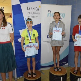 powiększ zdjęcie: Legniczanie wywalczyli grad medali na mistrzostwach regionu w pływaniu. Gratulujemy