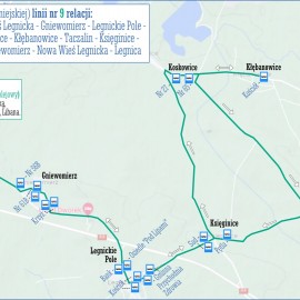 powiększ zdjęcie: Od wtorku rusza nowa linia komunikacji zamiejskiej. Zobacz jej trasę