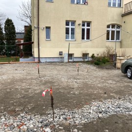 powiększ zdjęcie: Na budowie Domu Opieki nad Matką i Dzieckiem ruszają ważne roboty