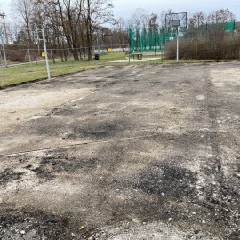 powiększ zdjęcie: LBO. Wznowiono prace na budowie pumptracku przy ul. Bydgoskiej