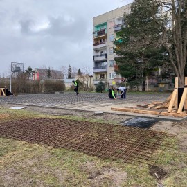 LBO. Trwają prace na budowie pumptracku przy ul. Bydgoskiej