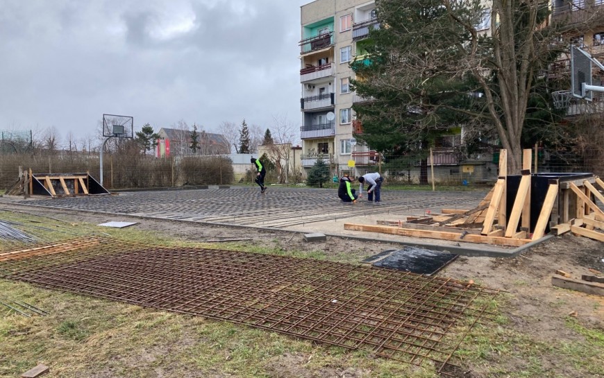 LBO. Trwają prace na budowie pumptracku przy ul. Bydgoskiej