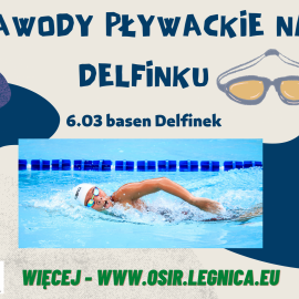 Zapraszamy do udziału w mityngu pływackim na Delfinku