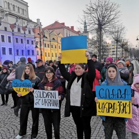 powiększ zdjęcie: Z wielkim sercem zagraliśmy dla Ukrainy. Jesteśmy z nimi solidarni