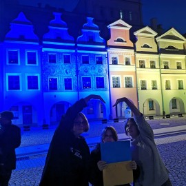 powiększ zdjęcie: Z wielkim sercem zagraliśmy dla Ukrainy. Jesteśmy z nimi solidarni