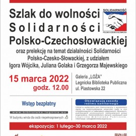 powiększ zdjęcie: Legnicka Biblioteka Publiczna zaprasza na wystawę szlak do wolności