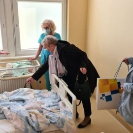 powiększ zdjęcie: Dwoje dzieci przyszło na świat w Legnicy. Mamy uciekły przed wojną