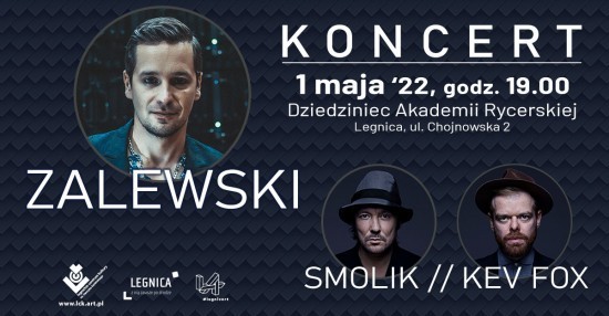 Zalewski, Smolik i Fox zagrają w Akademii Rycerskiej. Do koncertu coraz bliżej
