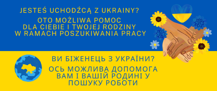 Jesteś uchodźcą z Ukrainy? Zobacz jaką pomoc uzyskasz w poszukiwaniu pracy