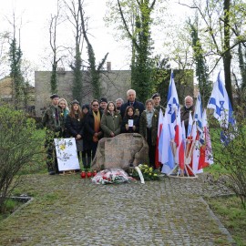 powiększ zdjęcie: Uczciliśmy pamięć powstania w getcie warszawskim