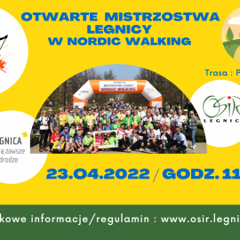 W sobotę mistrzostwa Legnicy w nordic walking. Są jeszcze wolne miejsca