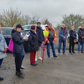 powiększ zdjęcie: III etap zbiorczej drogi południowej. Przekazano plac budowy wykonawcy