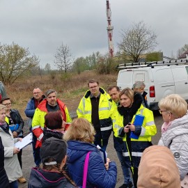 powiększ zdjęcie: III etap zbiorczej drogi południowej. Przekazano plac budowy wykonawcy